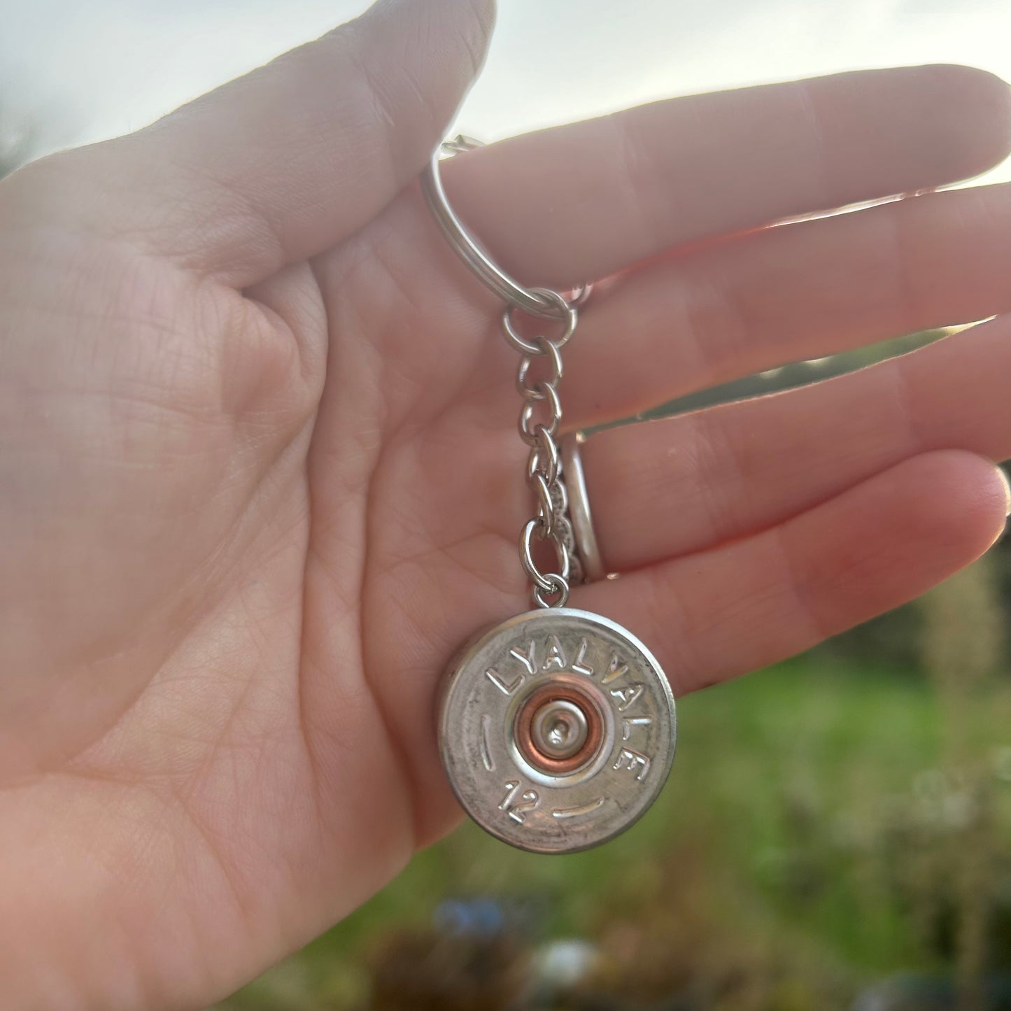 Personalised Shotgun Cartridge Keyring