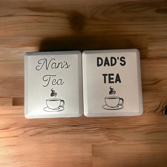 Personalised Teabag Storage Tin